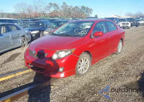 2010 Toyota Corolla S из США, поврежденный, VIN 2T1BU4EE1AC439692